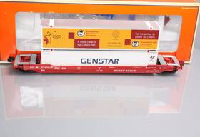 6-27520 Lionel O Gauge Coe Rail Husky Stack With Containers Ln/box