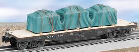 6-27541 Lionel No. - New York Central 40ft Flatcar With Covered Load #496299