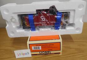 6-27629 Lionel Chesapeake And Ohio C&o Northeastern Caboose O Scale Train Smoking