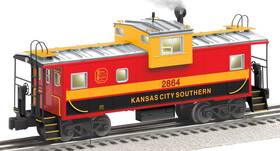 6-27661 Lionel Kansas City Southern Extended Vision Caboose #2864