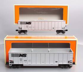 6-27868 Lionel Norfolk Southern Bathtub Gondolas Set Of 2 Ln/box