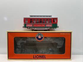 6-28456 Lionel Coca-cola Trolley O Scale New In Box