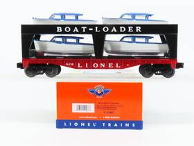 6-29487 Lionel O Gauge 3-rail Celebration Boat Loader Car #6416 With 4 Boats