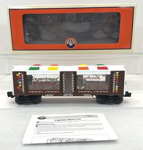 6-29647 Lionel Christmas Gingerbread Man Lighted Mint Car O Gauge New 6-29647 Lionel Christmas Gingerbread Man Lighted Mint Car O Gauge New
