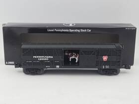 6-29893 Lionel Visionline Pennsylvania Operating Stock Car - Legacy See Video 6-29893 Lionel Visionline Pennsylvania Operating Stock Car - Legacy See Video
