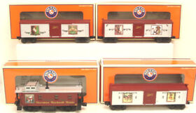 6-31730 Lionel Norman Rockwell 4-car Freight Set Nib