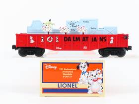 6-36721 Lionel O Gauge 3-rail Disney 101 Dalmatians Animated Gondola #36721