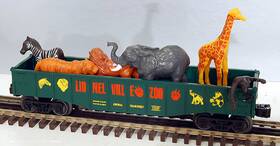 6-19476 Lionel 6-36745 Lionelville Zoo Gondola With Animals Made In Usa 2000