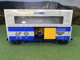 6-36786 Lionel Operating Missouri Pacific Box Car 3495 Pwc Postwar Celebration