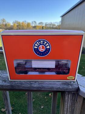 6-36989 Lionel 6-36898 Wisconsin Central Operating Log Dump Car Nib Train Locomotive