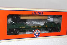 6-37043 Lionel #37043 Seaboard Operating Log Dump Car