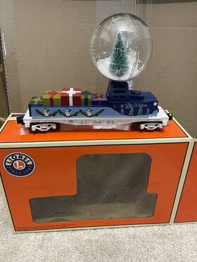 6-37089 Lionel Santas List Operating Snow Globe Car Ob 2013