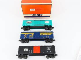 6-39203 Lionel O Gauge 3-rail #6-39203 Nh Arr Nyc 6464 Series X Box Car 3-pack Set