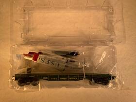 6-52505 Lionel Ttos Ft08 Sacramento Smokey Bear Flat Car With Airplane Nib 2008