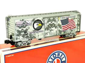 6-58509 Lionel Norfolk Southern Ns Lighted American Flag Boxcar C9
