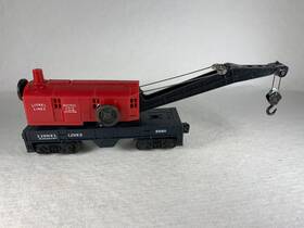 6-6560 Lionel Lines Bucyrus Erie Crane Car Ob 1971