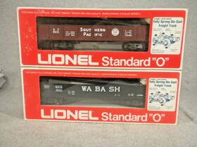6-9821 Lionel 6-6820 # 6-9820 And - Wabash S. P. Gondola Cars Lot Of 2 New In Box