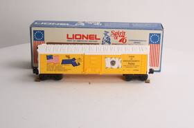 6-7606 Lionel O Gauge State Of Massachusetts Boxcar #7606 Ln/box
