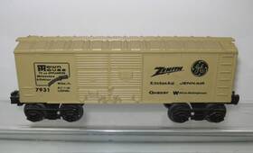 6-7931 Lionel Town House Tv And Appliances Double Door Box Car 1986 Rare