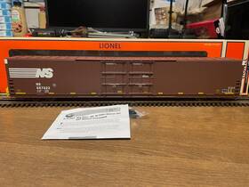 6-81092 Lionel O Norfolk Southern 86ft Boxcar #657223 With Blinking Eot Light