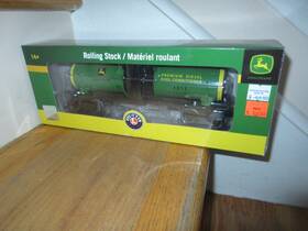 6-82253 Lionel O Gauge John Deere Single Dome Tank Car Excellent In Box