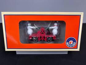 6-82701 Lionel No. - Escaping Snowmen Christmas Handcar Used Read Description
