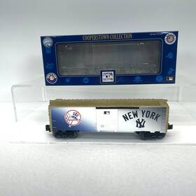 6-82734 Lionel Cooperstown Mlb New York Yankees Boxcar O Gauge Baseball