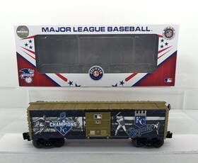 6-82980 Lionel Mlb Kansas City Royals 2015 World Series Box Car Used O Gauge 6-82980 Lionel Mlb Kansas City Royals 2015 World Series Box Car Used O Gauge
