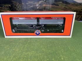 6-83169 Lionel New York Central Flatcar/piggyback Trailers Pacemaker O Gauge Nib