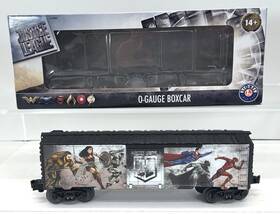 6-84801 Lionel Justice League Ww Batman Superman Boxcar O Gauge New Dc Comics