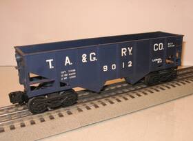 6-9012 Lionel T A And G Ry Center Flow Hopper Car 1971 6-9012 Lionel T A And G Ry Center Flow Hopper Car 1971