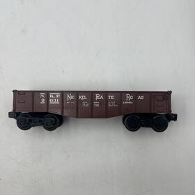 6-9031 Lionel O Gauge Nickel Plate Road Brown Gondola Car Nkp #9031 - Ex