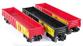 6-9379 Lionel 6-9284 Santa Fe Gondolas No Box 1977-80 C7