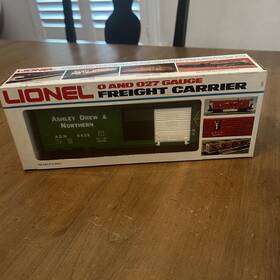 6-9439 Lionel Vintage Ashley Drew And Northern Box Car O 027 Freight Carrier Usa 6-9439 Lionel Vintage Ashley Drew And Northern Box Car O 027 Freight Carrier Usa