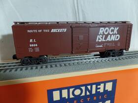 6-9806 Lionel #6-9806 Ri Rock Island Single Door Box Car