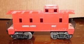 6047-e Lionel Die4 Caboose Lines Variation-e Rd# 6047 - O-27