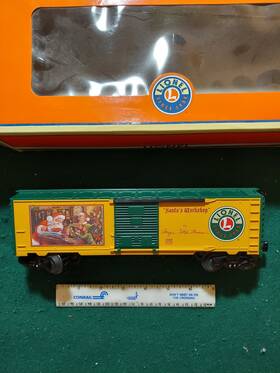 6-25034 Lionel 61219 Angela Trotta Thomas Christmas Boxcar 2007 Nib