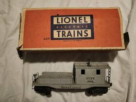 6419-50 Lionel Postwar 6419 Dl&w Work Caboose
