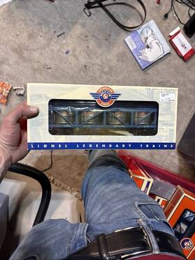 71-9450-200 Lionel Libby Box Car Celebration Series O Gauge Blue Yellow