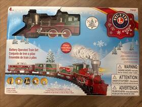 712127 Lionel North Pole Express Battery Operated Train Set With Remote O Gauge 712127 Lionel North Pole Express Battery Operated Train Set With Remote O Gauge