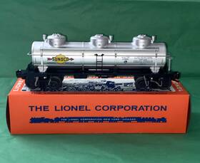 72-7781-200 Lionel 6415 Sunoco 3-dome Tank Car Modern Era New