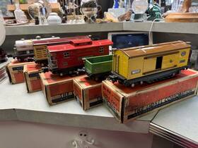 812-814-815-816 Lionel 5-car Pre War Freight Set 812 2813 814 815 817 With Boxes