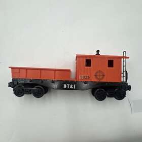 9025 Lionel O Gauge Detroit Toledo And Ironton Work Caboose Dt&i #9025 - Ex