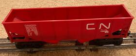 Cn-9013 Lionel Vintage Red Cn 9013 Hopper O/027 Gauge Train Car