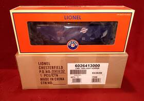 6-26413 Lionel Llc 023922264138 Lrrc 2008 4 Bay Hopper Coal Club Sealed In Shipping Box New