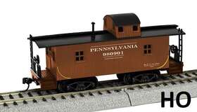 Lnl-1954310 Lionel Ho Scale - Wood Caboose Prr #980901