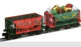 Lnl2128070 Lionel 6-16470 O Gauge Naughty And Nice Ore Car 2-pack Christmas Train Set