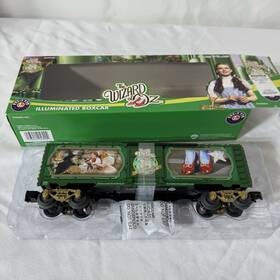 Lnl2428050 Lionel O Steel Boxcar 3-rail Wizard Of Oz Illuminated Read Imperfection