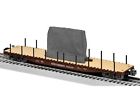 23922827067 Lnl82706 Lionel Trains Southern Flat Car With Tarped Load