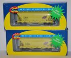 175164 Lot Of 2 Ho Athearn Acf 2970 Bay Hoppers C&nw Cnw 175207 Excellent